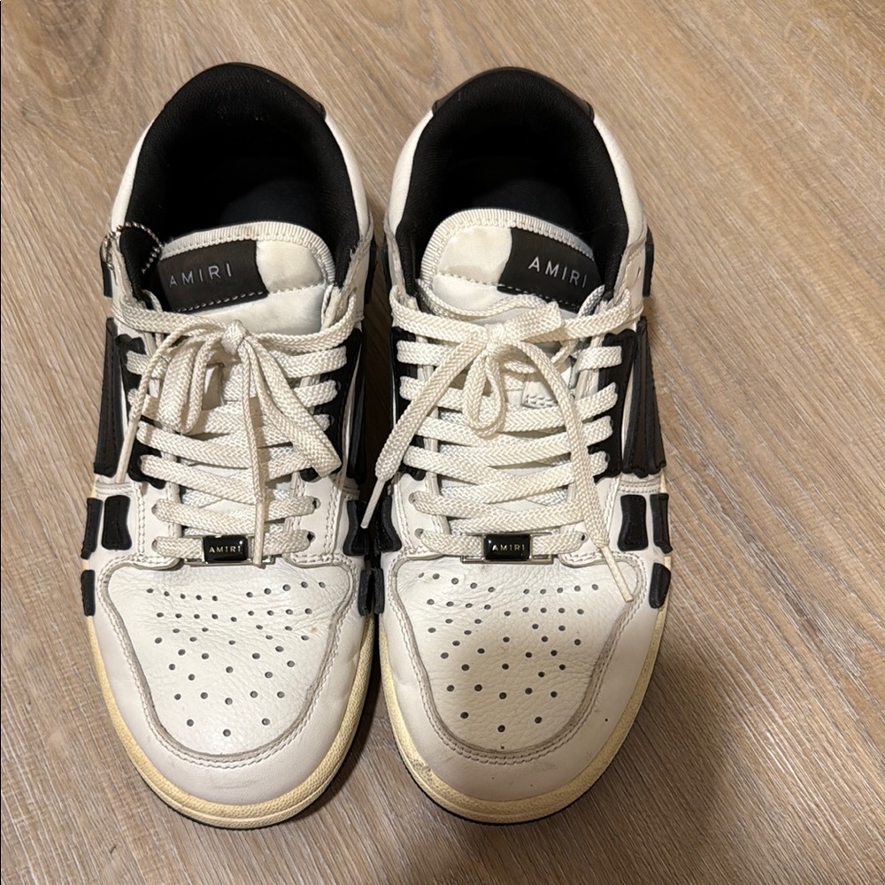 Amiri Black and White Men's Sneakers